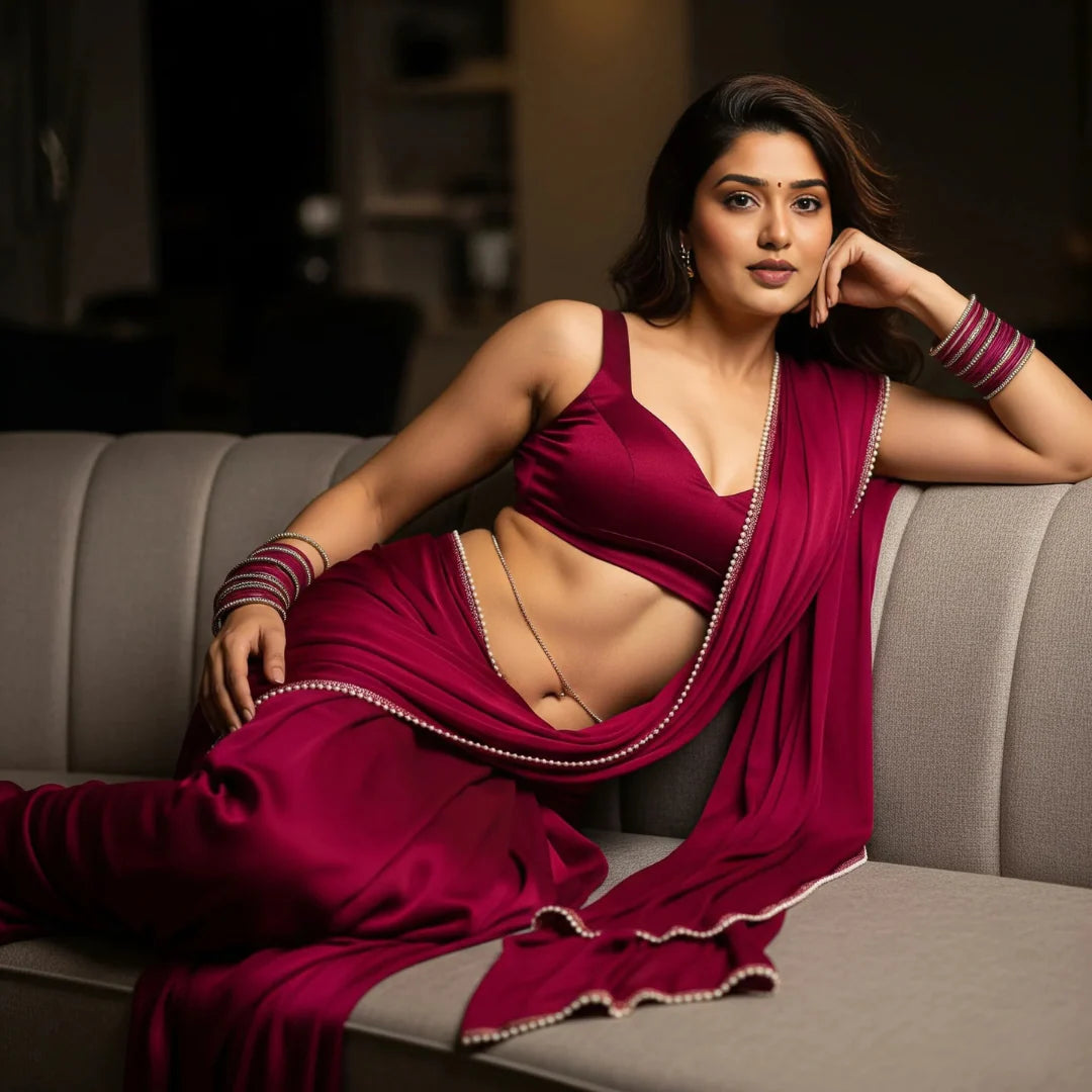Scarlet Affair After Dark Saree