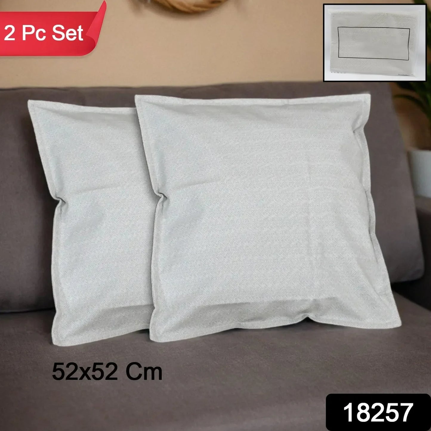 Pillow Covers Couch Pillows Cover Soft Decorative Pillow Covers (52 52 Cm 1 Pair 2 Pc)