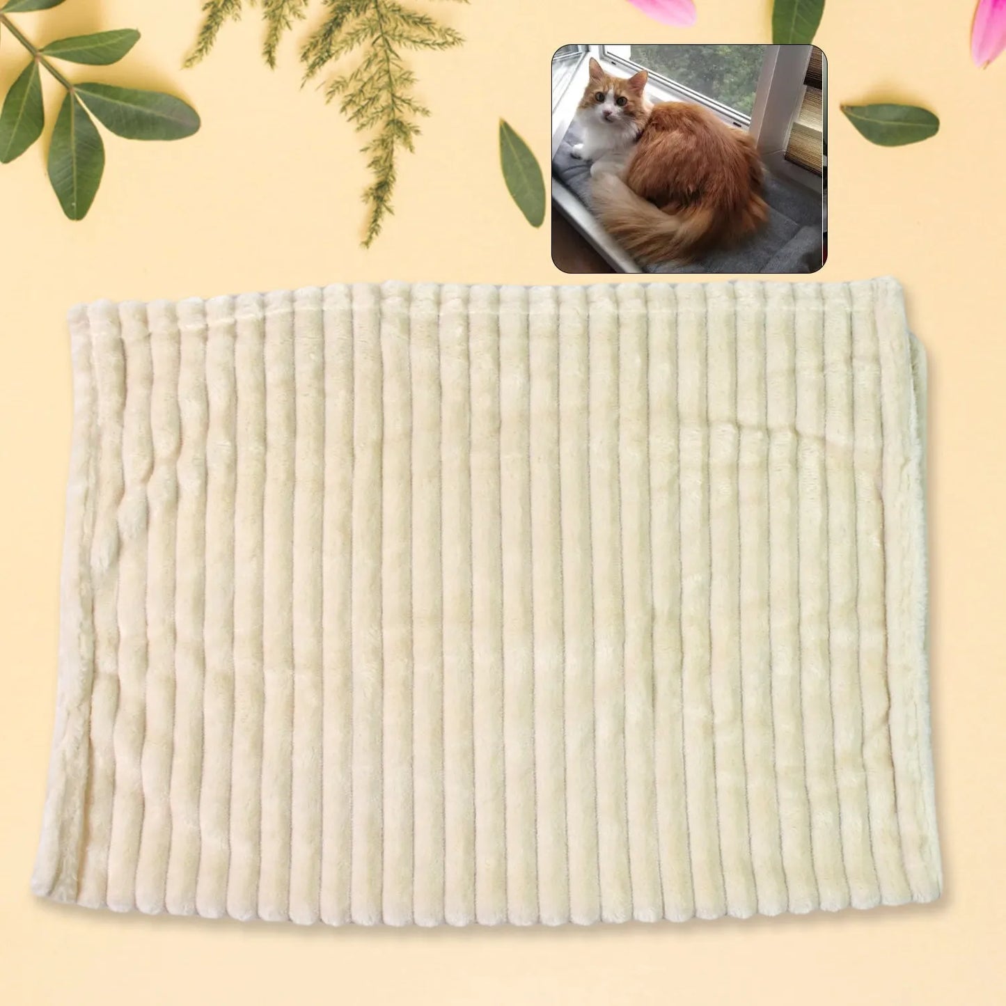 Pet Soft Cat Dog Blanket Towel Soft Warm Sleep Mat (7050 Cm 1 Pc Mix Color Design)