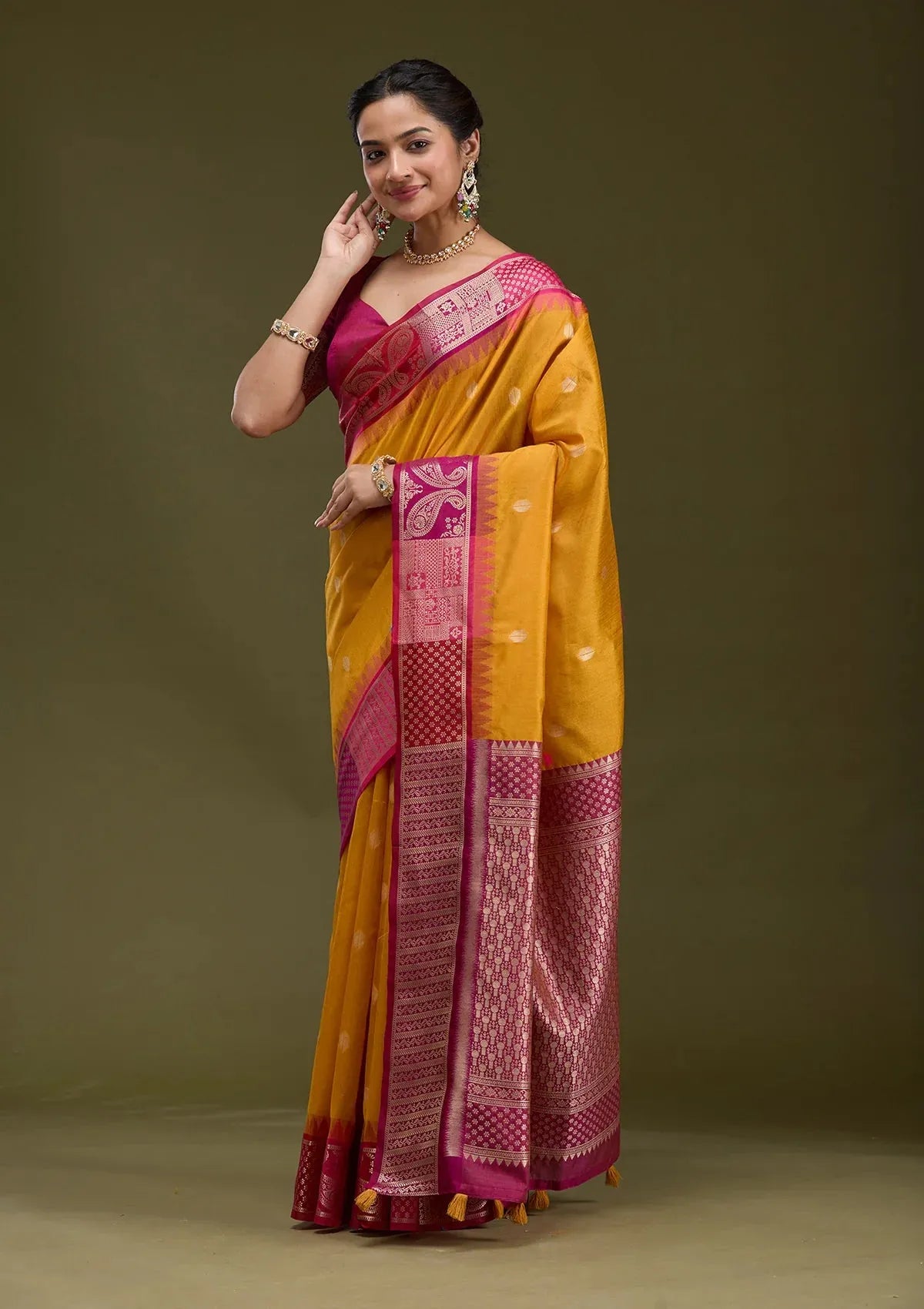 Printed Art Silk Saree